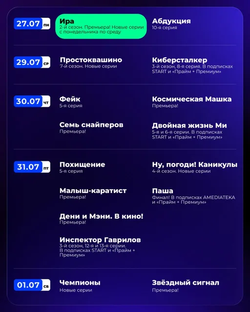 Okko Кино — пост от 27.07.2026